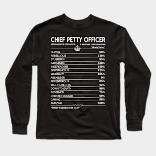 Chief Petty Officer T - Daily Factors 2 Item Long Sleeve T-Shirt